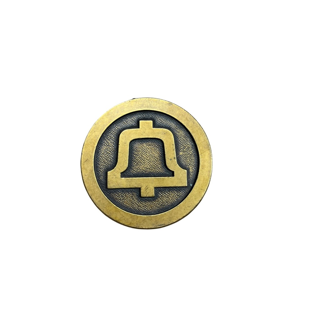 Vintage Southwestern Bell Telephone 4 Year Perfect Attendance Belt Buckle Brass